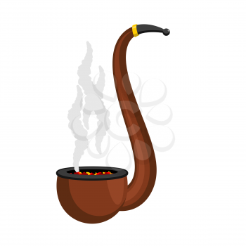 Pipe and smoke. Couples smoke from brier. Symbol for ancient smoker