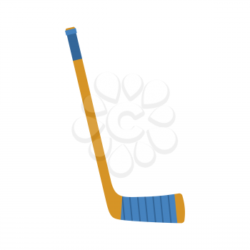 Hockey stick isolated. Accessory Ice Hockey on white background