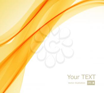 Vector illustration abstract orange, yellow and white background