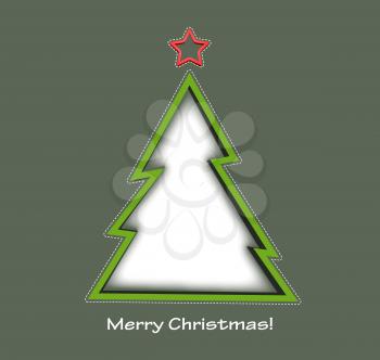 Vector illustration Christmas tree background. EPS 10