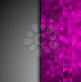 Abstract colorful vector background with shiny triangles