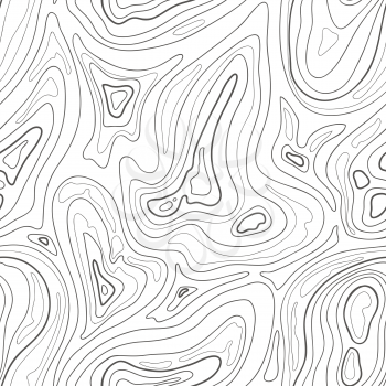 Contour topographic map background. Vector lines map pattern