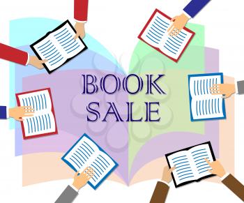 Book Sale Showing Books Discounts And Offers