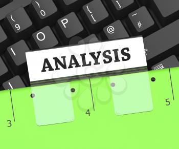 Analysis File Indicating Data Analytics 3d Rendering