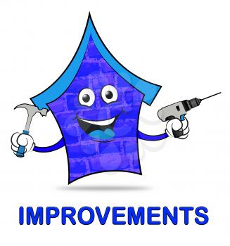 House Improvements Representing Home Or Property Renovation