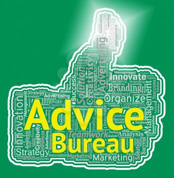 Advice Bureau Representing Help And Information Office