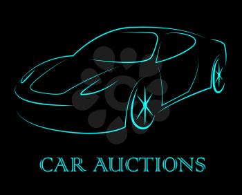 Car Auctions Meaning Bidding On Motor Vehicles
