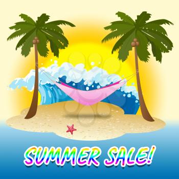 Summer Sale Retail Offering Beach Discount Promotions