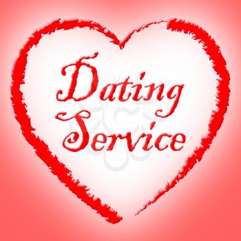Dating Service Representing Sweetheart Internet And Network