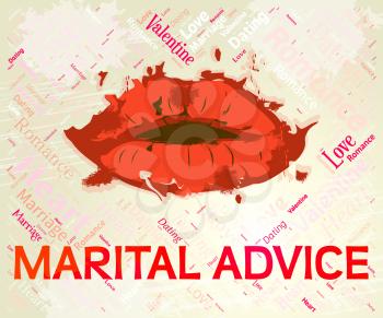 Marital Advice Indicating Advise Marriage And Guidance