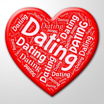 Dating Heart Indicating Sweethearts Online And Net