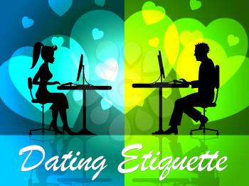 Dating Etiquette Indicating Ethics Sweetheart And Partner