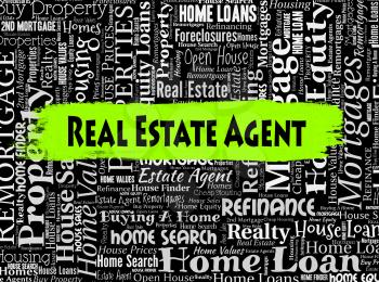 Real Estate Agent Meaning Property Market And Land