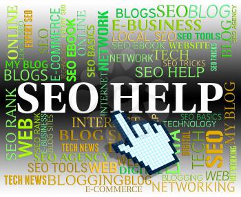 Seo Help Showing Search Engine And Info