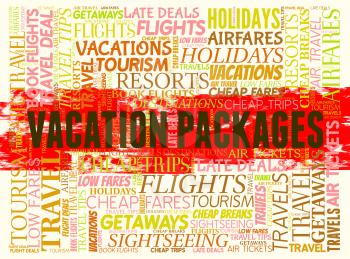 Vacation Packages Representing Fully Inclusive And Vacations