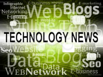Technology News Meaning Social Media And Electronic