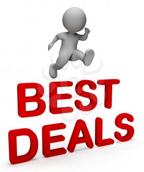 Best Deals Showing Price Illustration And Savings 3d Rendering