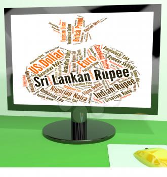 Sri Lankan Rupee Representing Foreign Exchange And Fx 