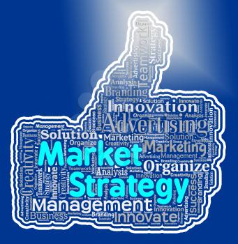 Market Strategy Thumb Representing Retail Plans And Vision