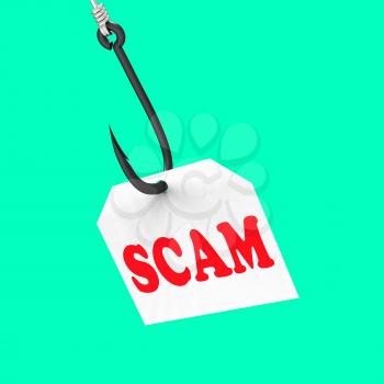 Scam On Hook Meaning Schemes Scamming Or Deceits
