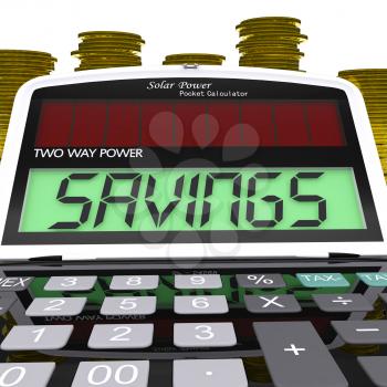 Savings Calculator Showing Setting Aside Financial Reserves