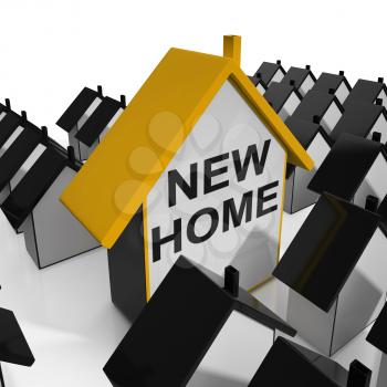 New Home House Meaning Buying Property Or Real Estate