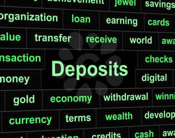 Finance Deposit Showing Pre Payment And Investment
