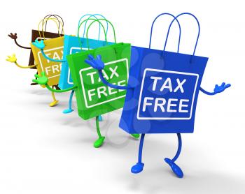 Tax Free Bags Representing Duty Exempt Discounts