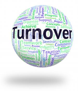 Turnover Word Representing Gross Sales And Words