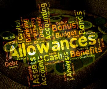 Allowances Word Meaning Pay Text And Allowed 