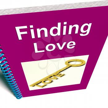 Finding Love Book Showing Relationship Advice