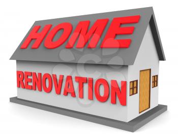 Home Renovation Meaning Real Estate And Modernized 3d Rendering
