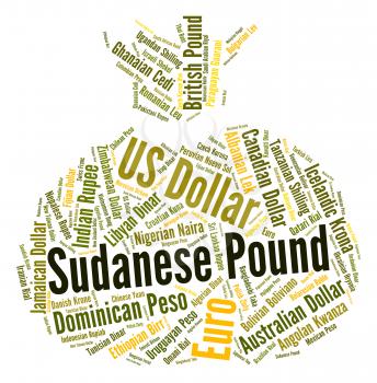 Sudanese Pound Representing Currency Exchange And Coinage 