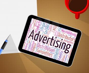 Advertising Word Meaning Marketing Advertisements And Market