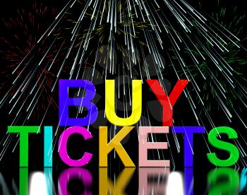 Buy Tickets Words With Fireworks Shows Concert Or Festival Admission Purchases