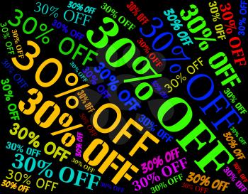 Thirty Percent Off Meaning Clearance Bargains And Offer