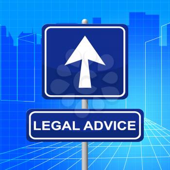 Legal Advice Representing Placard Crime And Litigation