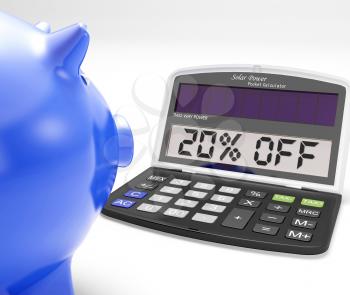 Twenty Percent Off Calculator Meaning Price Cut