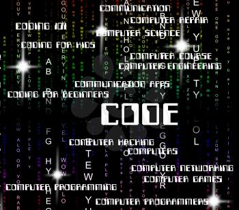 Code Word Representing Text Coding And Words