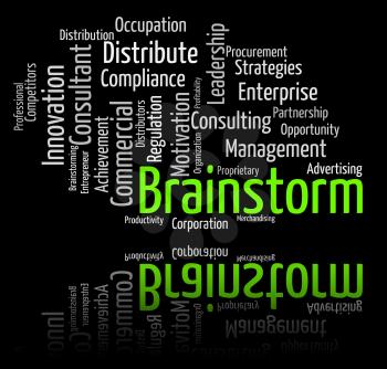Brainstorm Word Meaning Put Heads Together And Conjure Up