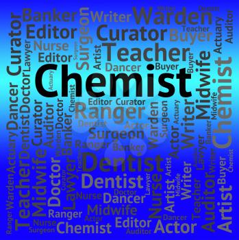 Chemist Job Meaning Examiner Text And Words