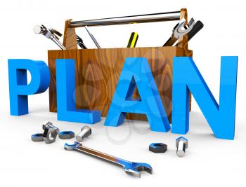 Make A Plan Representing Project Management And Scheme