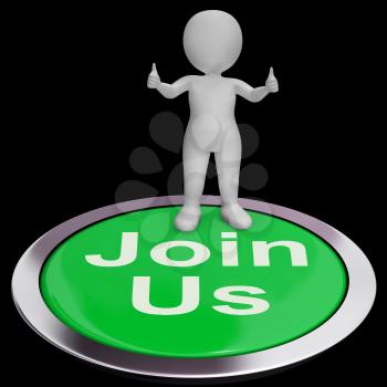 Join Us Showing Registering Membership Or Club