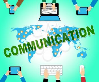 Communication Online Representing Web Site And Networking