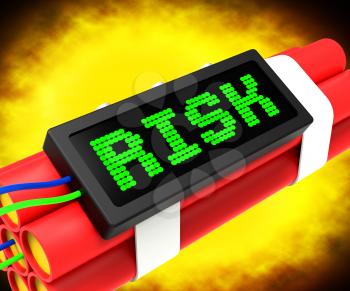 Risk On Dynamite Showing Unstable Situation Or Dangerous