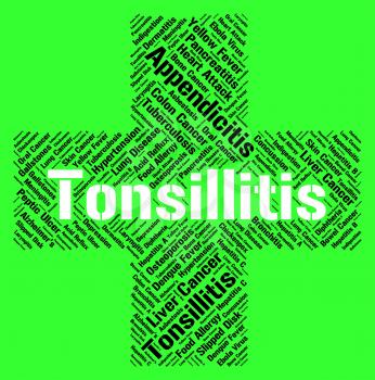 Tonsillitis Word Meaning Strep Throat And Sickness