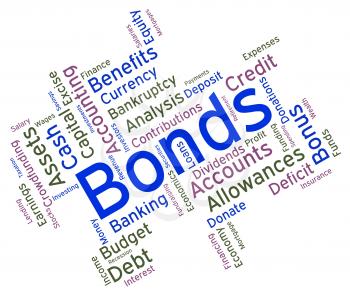 Bonds Word Showing Bad Debt And Loan 