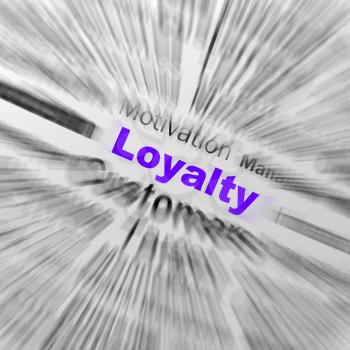 Loyalty Sphere Definition Displaying Honest Fidelity Integrity And Reliability