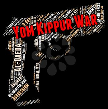 Yom Kippur War Indicating Military Action And Warfare
