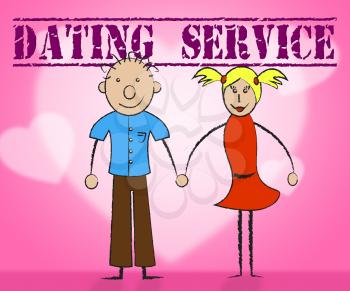 Dating Service Indicating Sweethearts Internet And Www